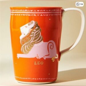 Anthropologie Leo Mug by Danielle Kroll